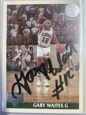 Alabama Basketball Gary Waites Signed card 