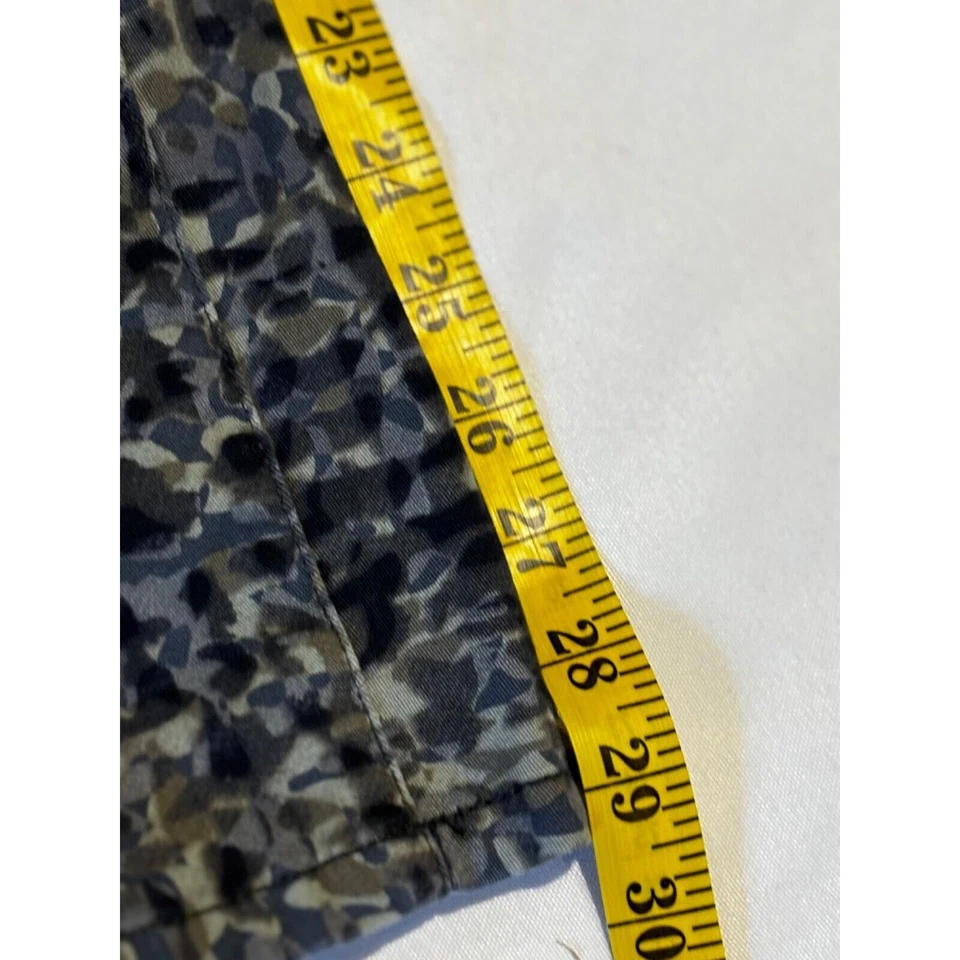 CAbi #604 Modern Camo Utility Camouflage Blue Stretch Cotton Skinny Pants 4 - Image 4 of 4