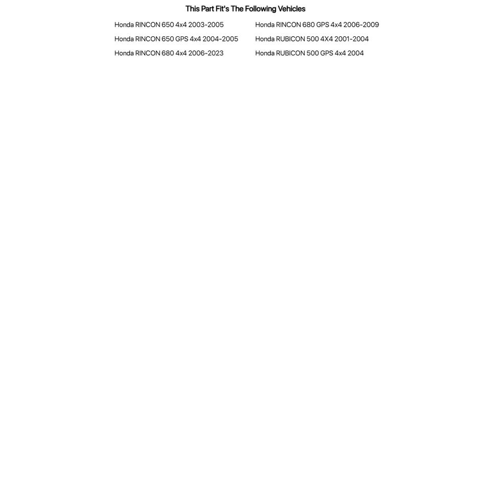 Tusk Winch W/Synthetic Rope & Mount Plate For Honda RINCON 680 GPS 4x4 2006-2009 Foto 2 de 2