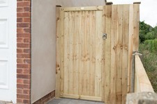 Forest 180cm x 92cm Featheredge Gate Wooden Pedestrian Side Garden Gate Free Del