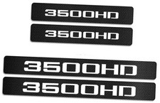 4Pcs Car Door Sill Protector Door Sill Scuff Plate Stickers 3500HD White