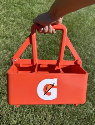 GATORADE Sport Water Squeeze 6 Pack Bottle Carrier Holder Caddy Only Football