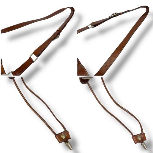 CELINE Drawstring Shoulder Bag Brown PVC Leather Casual Women's Used From Japan - Picture 8 of 11