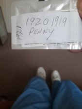 Old Penny's 1919 1920 1921 King George V One Penny