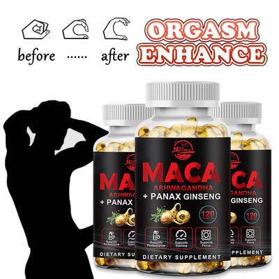 Organic Maca Root 360 Capsules 10000mg, Peruvian Maca Extract for Men and Women