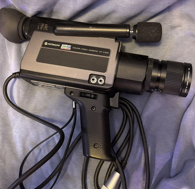 #ad #ad Hitachi Saticon VK C830 color video Camera recorder 1983 Antique camcorder $121.99