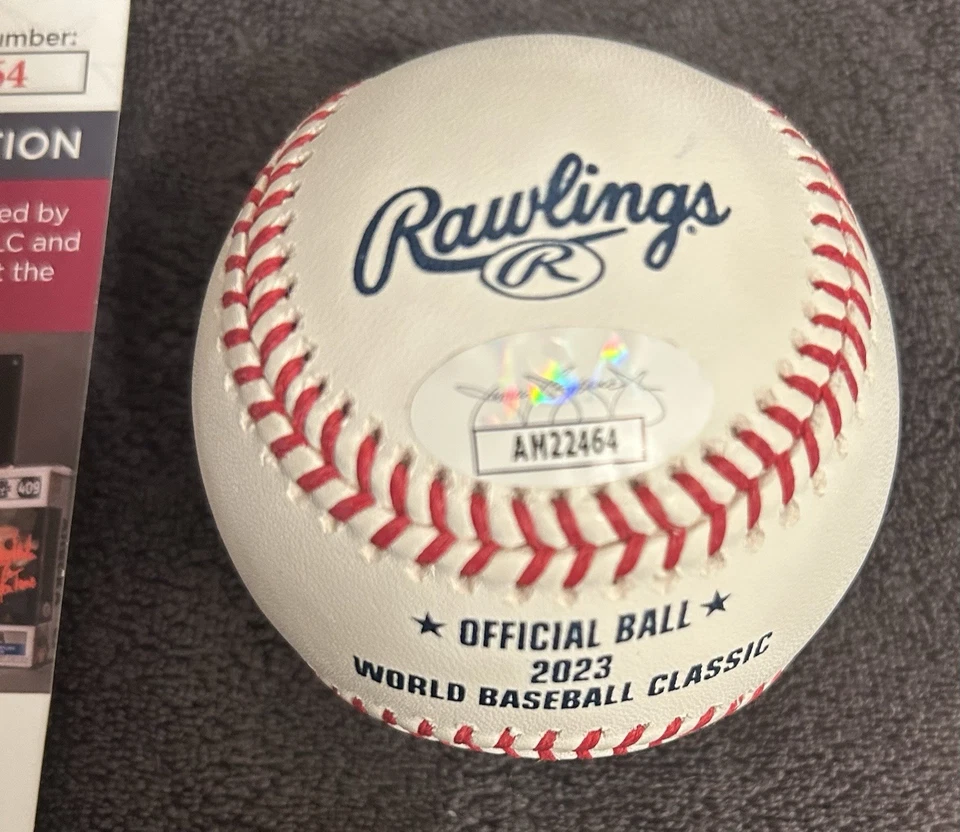 Francisco Lindor  SIGNED 2023 WBC baseball JSA COA New York Mets World Classic - Image 3 of 3