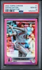 Shohei Ohtani 2022 Topps Chrome #1 Pink Refractor PSA 10 Angels