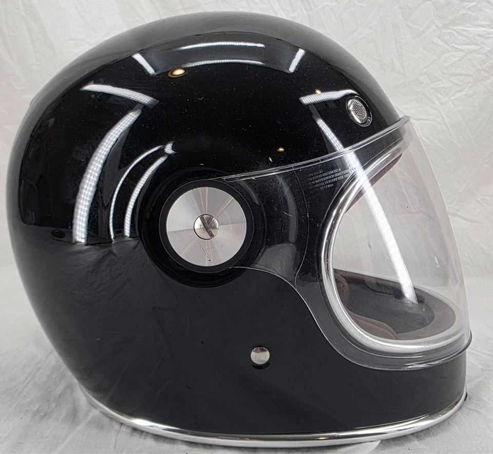Bell Bullitt P401-BS-JH Black Full Face DOT Motorcycle Helmet Adult M 57-58 cm - Image 4 of 4