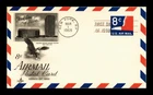 DR JIM STAMPS US FIRST DAY CARD AIR MAIL 8C EAGLE ARTCRAFT CACHET