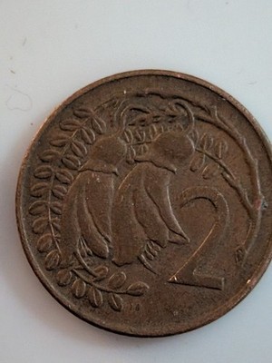 1971 New Zealand 2 Two Cents Bronze Queen Elizabeth II leaves | eBay