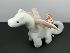 Vintage TY Beanie Baby MAGIC Dragon Pellets MINT Tag Errors Stuffed Plush Toy