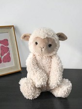 Cute Lamb Sheep Plush Toy 10" Soft Stuffed Animal Cute Fluffy Lamb Doll Kids Gif
