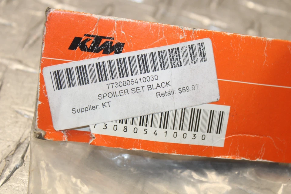 Juego de alerones cubiertas de marco lateral 09/10 KTM SX SX-F EXC XCF OEM 7730805410030 Foto 4 de 4