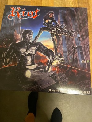 Riot Archives Volume Three :1987-1988 Heavy Metal 2LP Silver  Vinyl Gatefold  