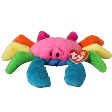 Ty Beanie Baby - Scuttle the Crab, 30th Anniversary, MWMT Stuffed Animal Toy