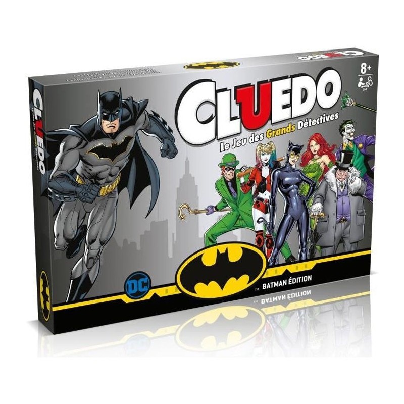 Jeu de société Cluedo Batman Gotham City pour fans de DC Comics