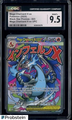 2025 Pokemon MEP EN BSP Ultra Premium Collection Mega Charizard X ex CGC 9.5