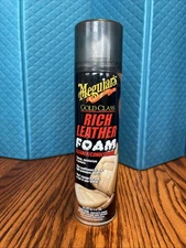 MEGUIAR’S Gold Class Rich Leather Foam Cleaner/Conditioner 10 Oz Retired NEW NOS