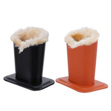 2Pcs Reusable Plush Lined Eyeglass Holder Stand Decorative for Cars and Desk