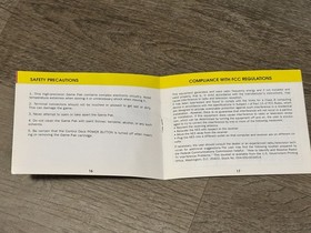 Classic Concentration Instruction Manual Booklet Only Nintendo Nes Authentic