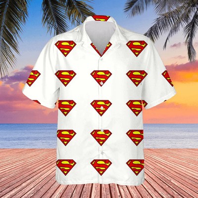 DC Superman Logo Superhero Beach Aloha Summer VibeHawaiian Shirt