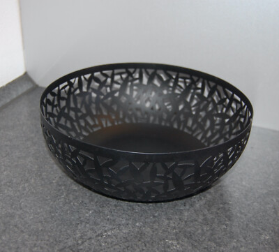 Alessi Schale Obstschale Kaktus Cactus schwarz 29 cm