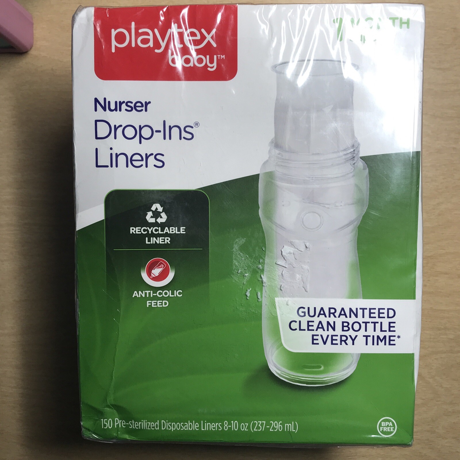 Playtex Baby Drop-Ins 8fl. oz. Baby Bottle Liners (150 Piece