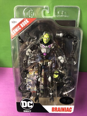 McFarlane DC Direct Page Punchers BRAINIAC Platinum Chase 7