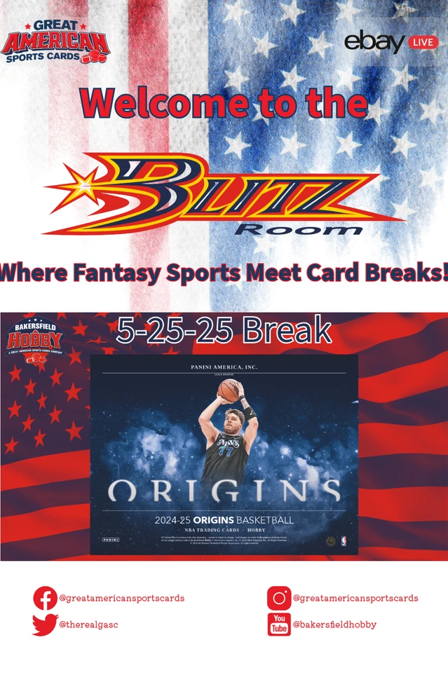 5-25-2025 2024/25 Origins Break