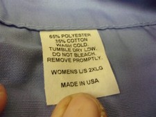 NEW Women's Blue L/S 2XLG Long Sleeve Pharmacy Jacket FREE SHIPPING