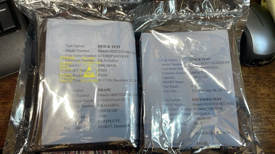 Hitachi Deskstar 1TB HDS721010KLA33A. LOT OF 2...SEALED. - Image 2 of 2