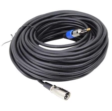 98FT/30M 1/4"/6.35mm TRS Male to 3-Pin XLR Balanced Audio Cable Interconnect 