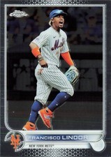 Francisco Lindor Topps Chrome 2022 Baseball Card #166