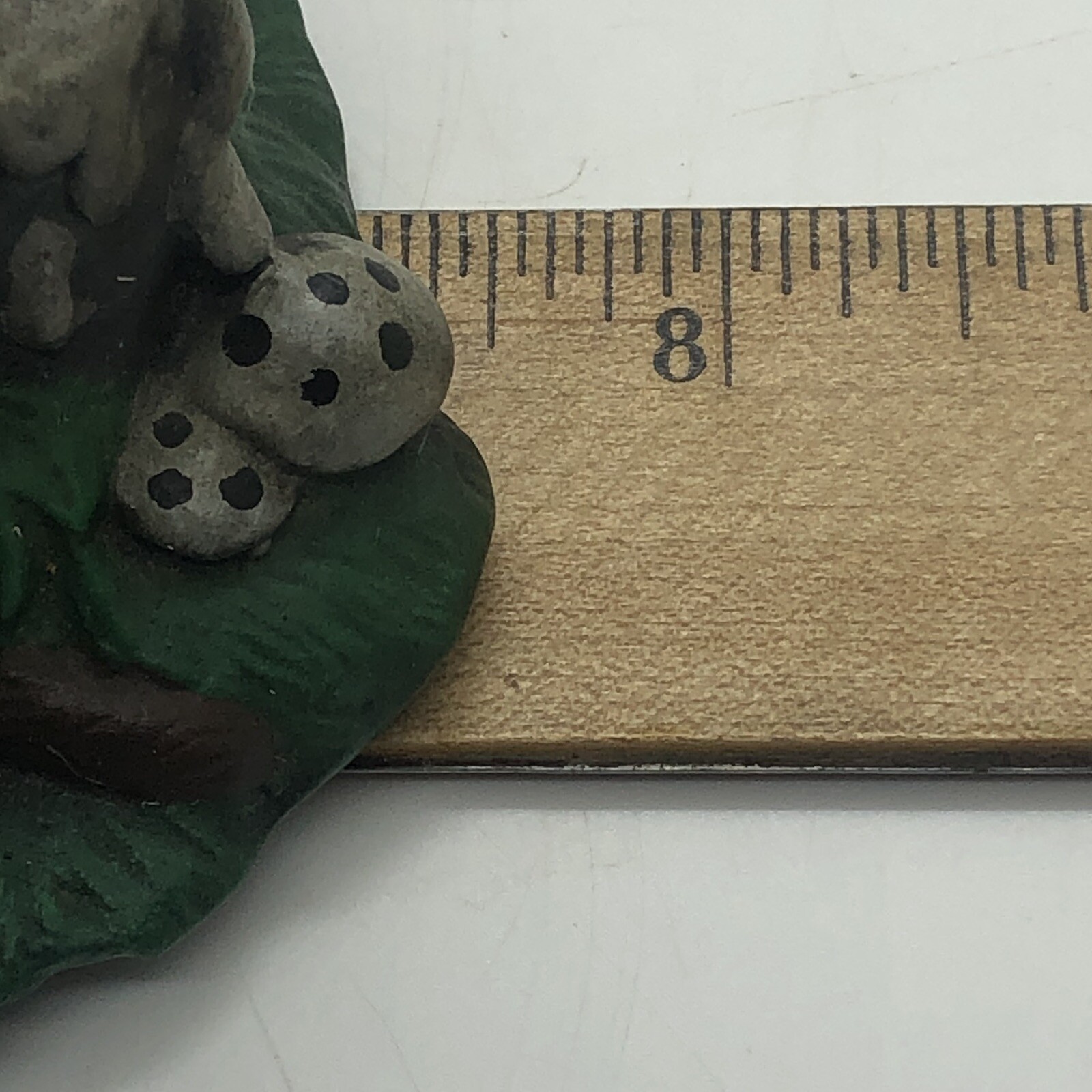 Vtg Halloween Witch Sitting On Pumpkin Hand Painted Ceramic Byron Molds 1972