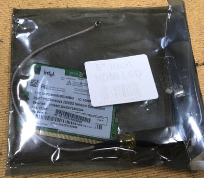Intel Pro/Wireless 2200BG 802.11B/G Mini PCI Netzwerk Karte inkl. Kabelsatz