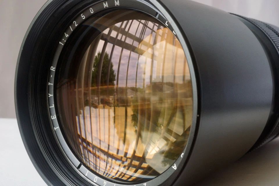 Leica Canada Telyt-R 250 mm f/4 3 levas con adaptador de filtro VIII - E72 apenas usado Foto 2 de 4