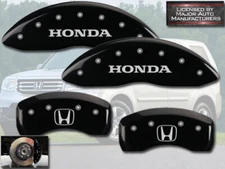 2016-2017 Honda Accord Sport Touring Front Rear Black MGP Brake Caliper Covers H