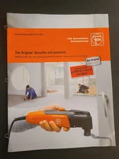 Fein 34 Page Tool and Accessories How To Use Booklet