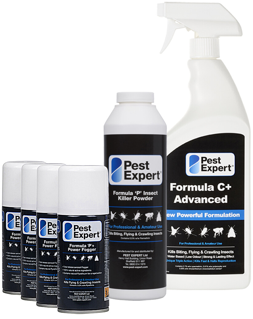 Pest Expert® Fly Killer Kit (with Formula 'P' Foggers) - Maximum Strength