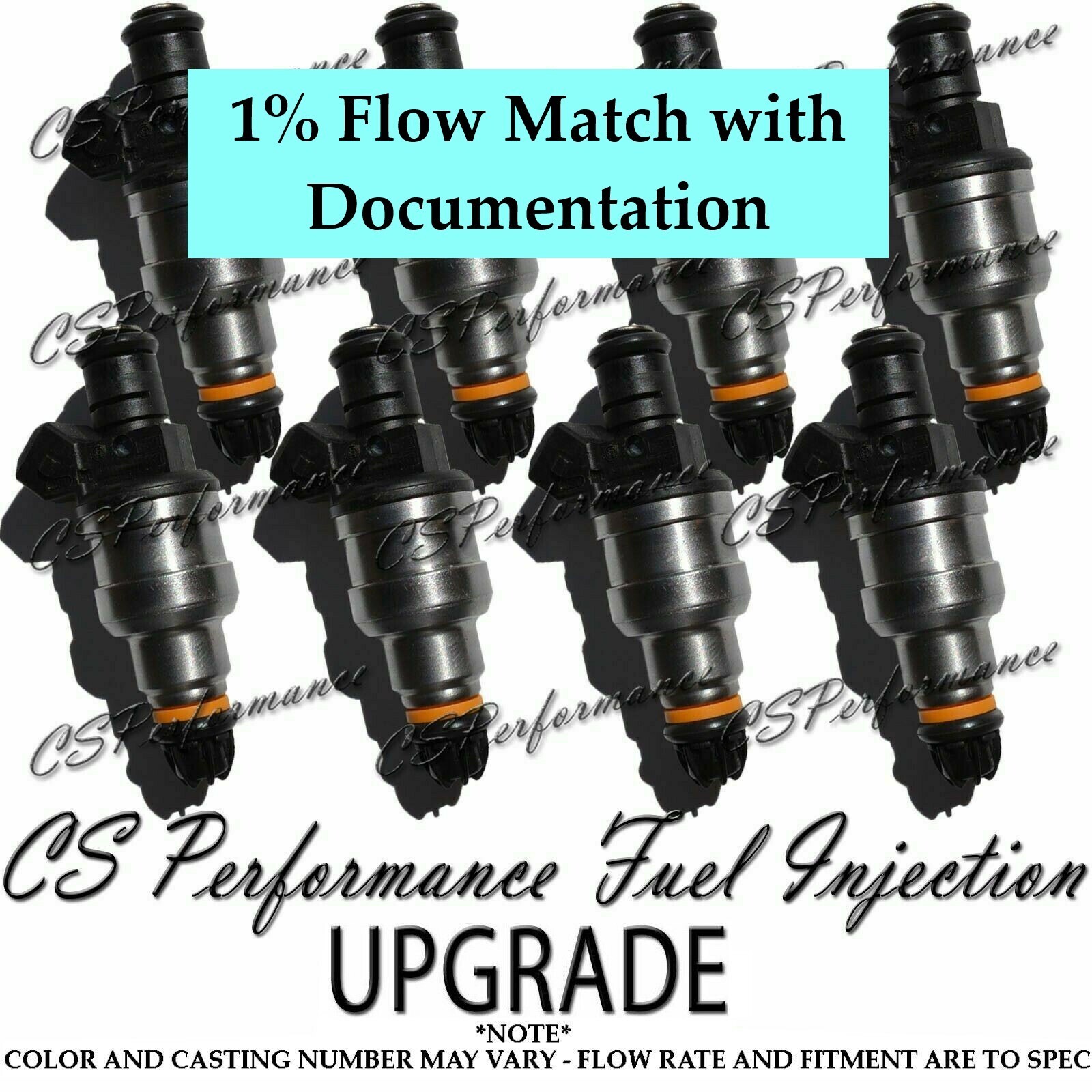 1% Flow Match OEM Bosch UPGRADE Fuel Injectors 8 for Chevy 7.4L 454 GM Pickup