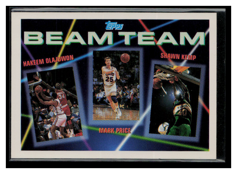 1992 Topps Beam Team #5 Olajuwon / Price / Kemp