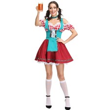 Oktoberfest Clothes Maid Cosplay Uniforms Halloween M-XL Costumes Adults