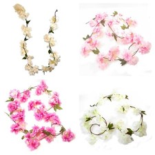 Pretty 6' flower garland ivory pink wedding home decoration cake table post box