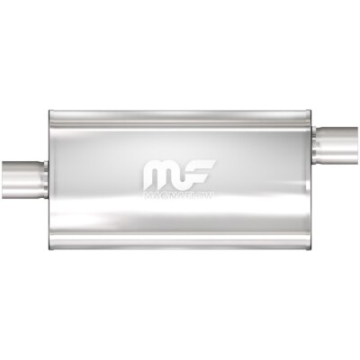 MagnaFlow 12909 Straight-Through Performance Muffler; 3.5in. Offset/Center; 5x22