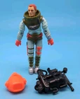 VINTAGE 1989 Hasbro GI Joe ARAH Action Figure DEEP SIX w/ Helmet & Backpack F15