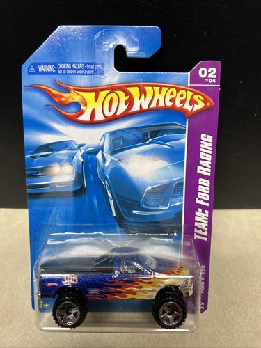 Voiture Hot Wheels 2008 #122 Shadow Jet - Série Jet Rides, Bleue, Roues Rouges - Neuf