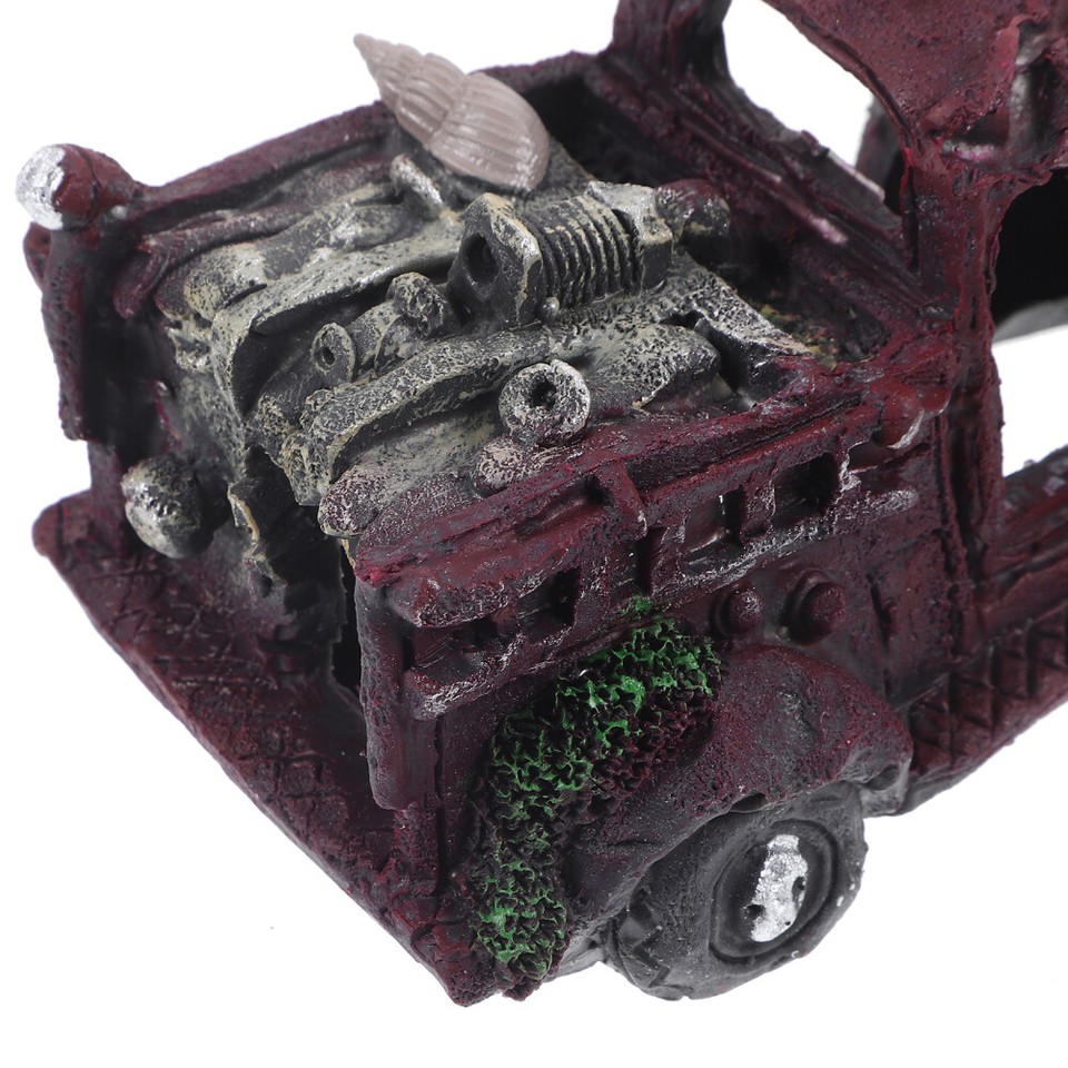 Aquarium Decoration Resin Craft Aquarium Car Decor Resin Fish Tank