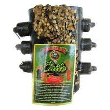 Vela Ritual Velon Chile De 7 Mechas Negro Rompe Brujeria / 7 Mechas Chile Negra
