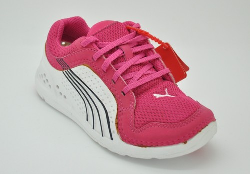 PUMA L.I.F.T. Racer Jr. White-Beetroot Purple UK 11 184047 01* | eBay